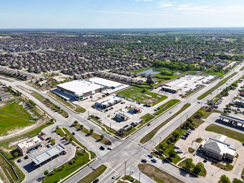Aerial View of Completed Medical Retail Facility